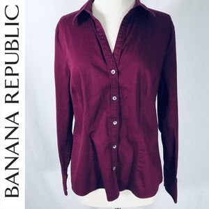 Banana Republic | Burgundy Buttondown Shirt